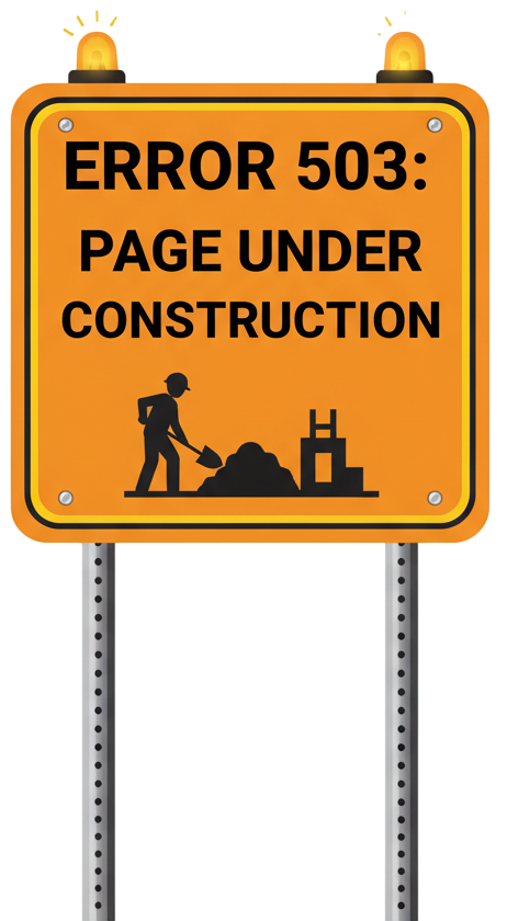 Website Under Construction Sign